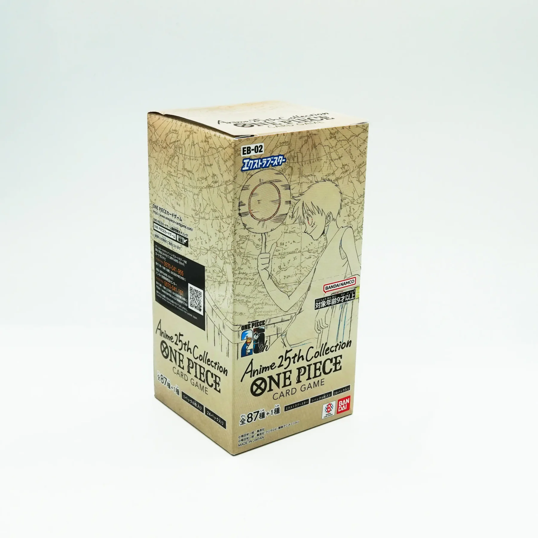 One Piece EB02 25th Display da 24 buste (JP) JPN-OP-EB02-BOX24